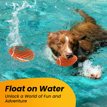 Durable Rubber Football Toy for Aggressive Chewers - Interactive Floating Fetch Ball for Medium to Large Dogs